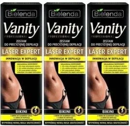 vanity-laser-expert-zestaw-do-depilacji-bikini-100ml-bielenda-3-sztuki