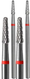 2-x-staleks-frez-z-weglika-spiekanego-stozek-czerwony-expert-srednica-23mm