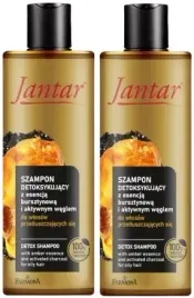 2-x-jantar-szampon-z-weglem-300ml-przetluszczanie-sie-wlosow-keratyna