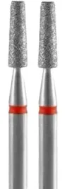 2-x-staleks-frez-diamentowy-sciety-stozek-czerwony-expert-srednica-25mm