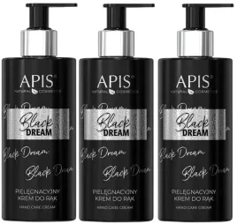 3-szt-black-dream-pielegnacyjny-krem-do-rak-300ml-apis-olej-slonecznikowy
