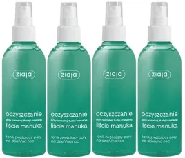 4-sztuki-oczyszczanie-tonik-zwezajacy-pory-200ml-ziaja-rozszerzone-pory