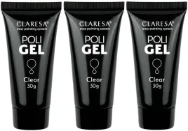 3-x-claresa-poli-gel-budujacy-clear-30g-do-przedluzania-paznokci-bezwonny
