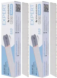 2-x-staleks-wymienne-pilniki-biale-papmam-expert-22-240-grit-50-sztuk
