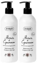 2-x-ziaja-kremowe-mydlo-do-rak-herbata-z-cynamonem-270ml-prowitamina-b5