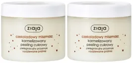 2-x-ziaja-czekoladowy-miszmasz-peeling-cukrowy-300ml-smakowity-zapach