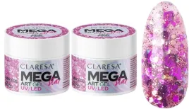 2-sztuki-zel-do-zdobien-megastar-pink-pixel-10g-claresa-blyszczace-drobinki