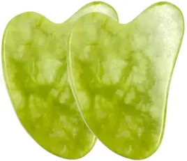 2-x-masazer-gua-sha-green-redukuje-opuchlizne-i-cienie-pod-oczami-jadeit