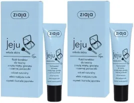 2-x-ziaja-jeju-fluid-korektor-do-twarzy-30ml-olej-z-kamelii-japonskiej