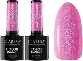 2-x-claresa-lakier-hybrydowy-unicorn-glow-4-5g-wielowymiarowy-efekt-roz