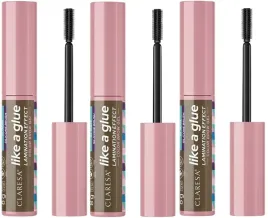 3-x-claresa-like-a-glue-zel-do-brwi-01-taupe-trwaly-efekt-laminacji-mocny