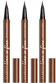 3-x-claresa-eyeliner-w-pisaku-line-so-fine-brown-08-g-odporny-na-wode