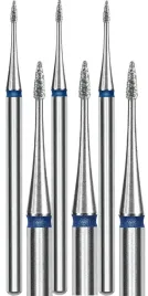 3-x-staleks-frez-diamentowy-plomien-mini-niebieski-expert-srednica-1mm