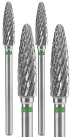 2-x-staleks-frez-z-weglika-spiekanego-stozek-okragly-zielony-srednica-4mm