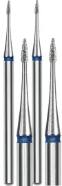 2-x-staleks-frez-diamentowy-plomien-mini-niebieski-expert-srednica-1mm