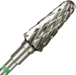 staleks-frez-z-weglika-spiekanego-sciety-stozek-zielony-expert-srednica-6mm