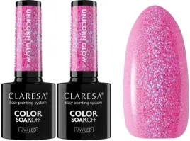 2-sztuki-lakier-hybrydowy-unicorn-glow-4-5g-claresa-bezproblemowa-aplikacja