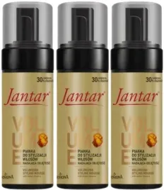 3-x-jantar-pianka-do-stylizacji-wlosow-150ml-dlugotrwaly-efekt-polimer