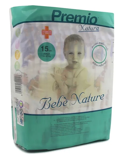 Premio Natura Junior pieluchy na rzepy dla dzieci ekologiczne 18-30 kg