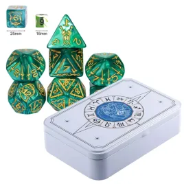 wojownik-ziemi-zestaw-7-epoksydowych-kostek-rpg-metalowe-etui
