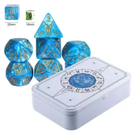 wojownik-lodu-zestaw-7-epoksydowych-kostek-rpg-metalowe-etui