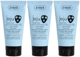 3-szt-jeju-czarna-maska-do-twarzy-50ml-ziaja-ekstrakt-z-czystka-mloda-cera