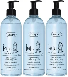 3-x-ziaja-jeju-plyn-micelarny-390ml-niedoskonalosci-tradzik-nawilzenie