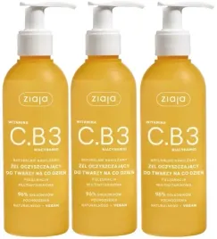 3-x-ziaja-c-b3-zel-oczyszczajacy-do-twarzy-190ml-niacynamid-beztluszczowy