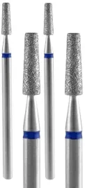 2-x-staleks-frez-diamentowy-sciety-stozek-niebieski-expert-srednica-25mm