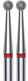 2-x-staleks-frez-diamentowy-kulka-czerwona-expert-trwaly-srednica-25mm