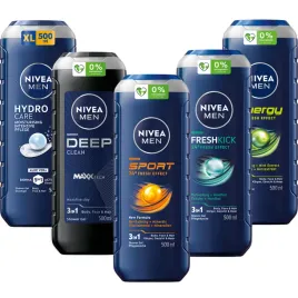 nivea-men-zel-pod-prysznic-meski-zestaw-5x500ml