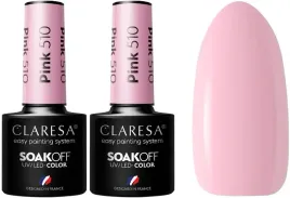 2-x-claresa-lakier-hybrydowy-pink-510-5g-wysoka-pigmentacja-delikatny-roz