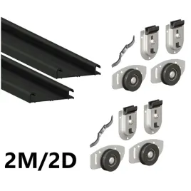 system-przesuwny-czarny-easy-ares2-fast-2m-2d