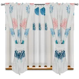 komplet-firan-z-zaslonami-w-liscie-na-tasmie-400x150cm-frida