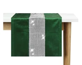 bieznik-welurowy-z-cyrkoniami-ciemnozielony-40x140cm-alessio
