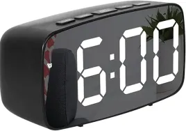 tfufr-gh0711l-cyfrowy-budzik-led-lustrzany-zegar-czarny