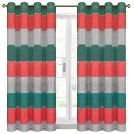 zaslona-w-pasy-butelkowo-szaro-czerwony-na-przelotkach-145x250cm-hoppe
