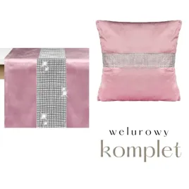 komplet-welurowy-z-cyrkoniami-rozowy-bieznik-alessio-poszewka-cleo