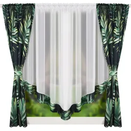 komplet-zaslon-z-firana-tropikalne-liscie-na-tasmie-400x160cm-ivone
