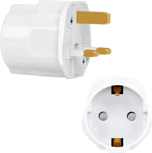 Adapter podróżny gniazdo PL EU na wtyk Cypr Malta Dubaj Emiraty Malediwy