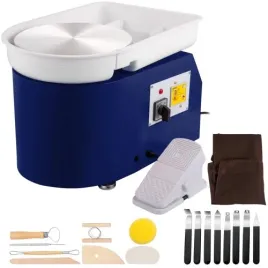 vevor-elektryczne-kolo-garncarskie-28-cm-350w-z-pedalem-noznym-niebieskie