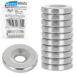 magnes-neodymowy-walcowy-okragly-z-otworem-na-wkret-silny-zestaw-10szt
