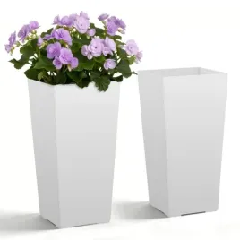 doniczka-vevor-300x300x550-mm-zestaw-2-czesciowy-biala-pojemnik-na-rosliny