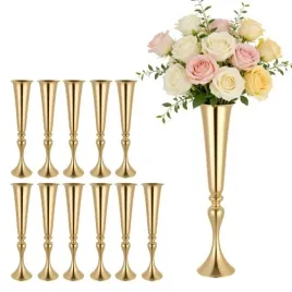 vevor-12-szt-metalowych-wazonow-na-kwiaty-55-cm-zlote-wazony-slubne-na