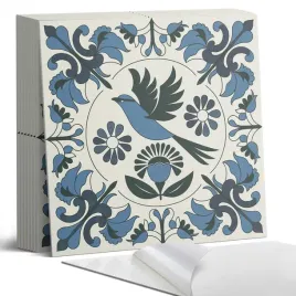paczka-kafelkow-winyl-pcv-motyw-ptaka-wsrod-kolorowych-kwiatow-9-x-30x30-cm