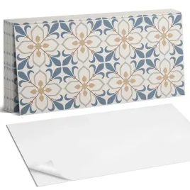 komplet-kafelkow-samoprzylepnych-kwiatowy-motyw-z-liscmi-10-x-40x20-cm
