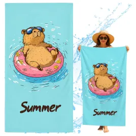 recznik-plazowy-kapibara-donut-z-mikrofibry-szybkoschnacy-3d-150x75-cm