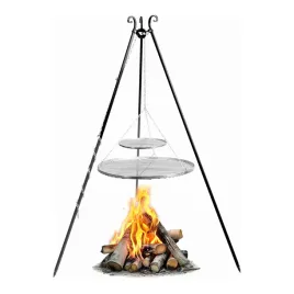 grill-na-trojnogu-180-cm-cook-king-2-ruszty-stal-nierdzewna-70-cm-40-cm