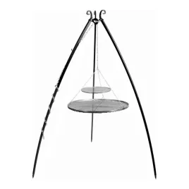 grill-na-trojnogu-200-cm-cook-king-2-ruszty-stal-naturalna-70-cm-40-cm