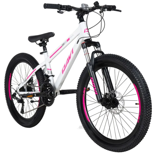 ROWER DZIECIĘCY 24" GÓRSKI MTB RAMA 11" CALE DZIEWCZĘCY DAVI BONITA